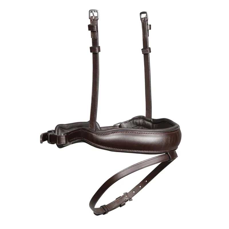 Shires Velociti Lusso Dressage Flash Noseband - Havana